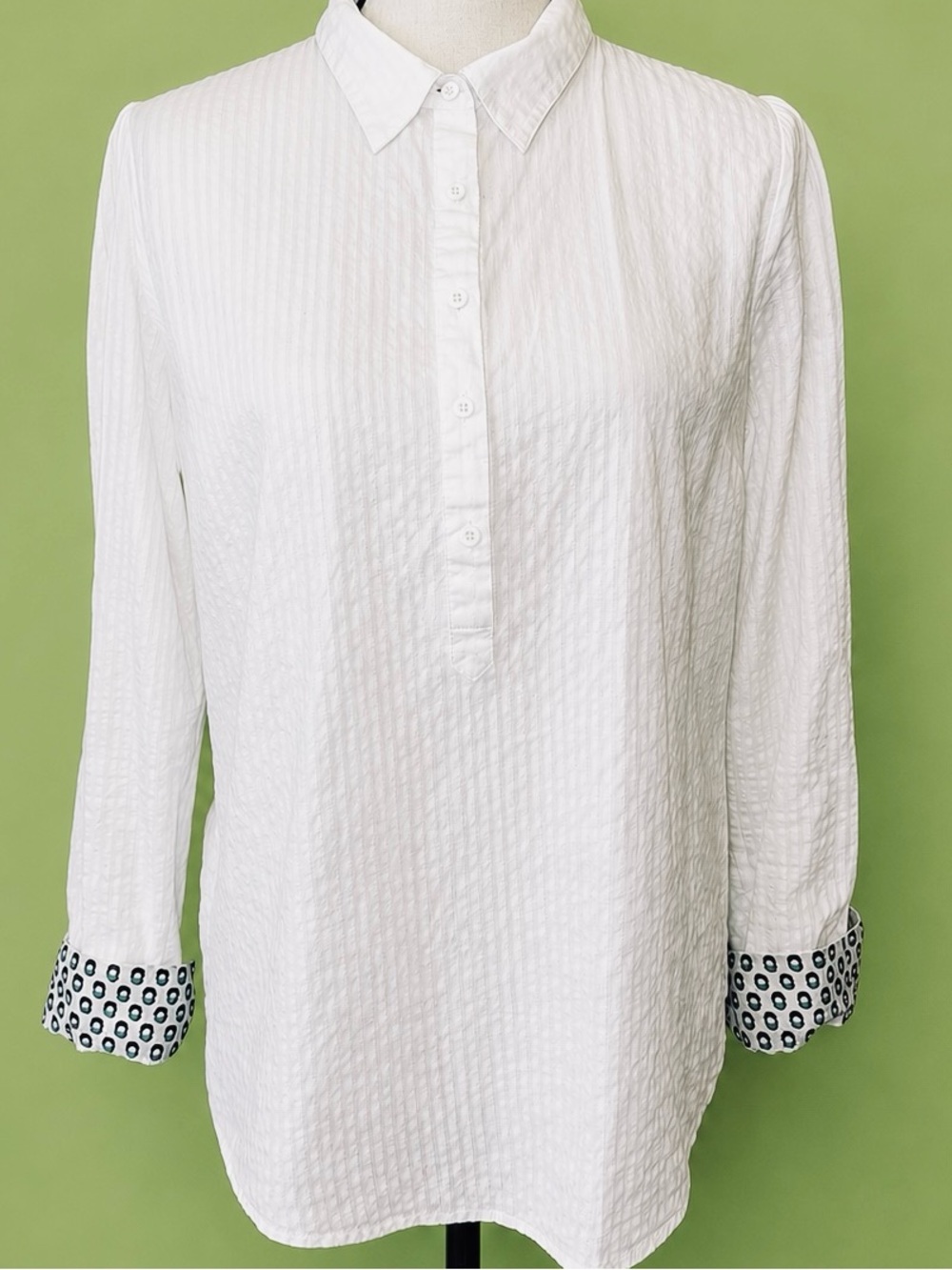 Trovata Birds of Paradis White Brasil Shirt Small